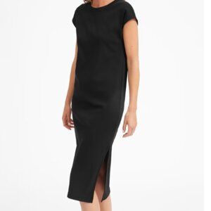 Everlane Luxe Cotton Side-Slit Tee Dress